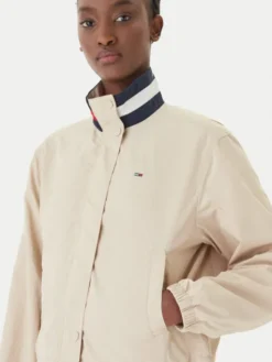 Tommy Jeans Kurtka przejściowa Essential DW0DW20439 Beżowy Regular Fit