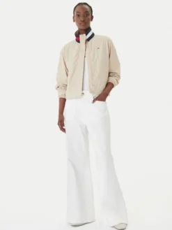 Tommy Jeans Kurtka przejściowa Essential DW0DW20439 Beżowy Regular Fit