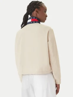 Tommy Jeans Kurtka przejściowa Essential DW0DW20439 Beżowy Regular Fit