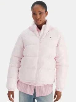 Tommy Jeans Kurtka przejściowa DW0DW22039 Różowy Regular Fit