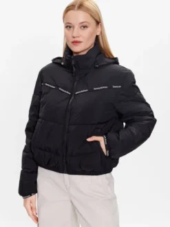 Tommy Jeans Kurtka przejściowa DW0DW16100 Czarny Regular Fit