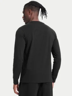 Tommy Jeans Longsleeve DM0DM23546 Czarny Slim Fit