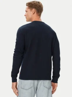 Tommy Jeans Longsleeve DM0DM23549 Granatowy Regular Fit