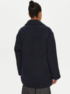 Tommy Jeans Płaszcz przejściowy DW0DW19752 Granatowy Regular Fit