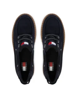 Tommy Jeans Półbuty Tjw Archive '01 Low Boat Shoe EN0EN03157 Granatowy