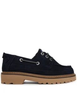 Tommy Jeans Półbuty Tjw Archive '01 Low Boat Shoe EN0EN03157 Granatowy