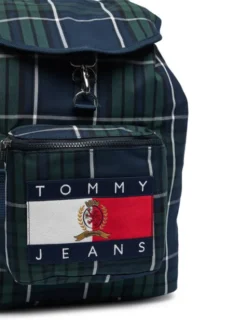 Tommy Jeans Plecak Tjm Archive Check Backpack AM0AM14816 Zielony