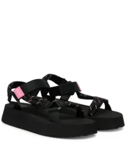 Tommy Jeans Sandały Tjw Eva Rope Sandal EN0EN02970 Czarny