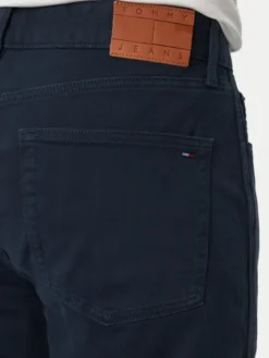 Tommy Jeans Spodnie materiałowe Ryan DM0DM23732 Granatowy Straight Fit