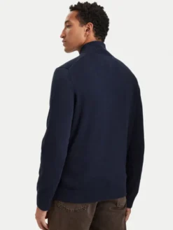 Tommy Jeans Sweter DM0DM21654 Granatowy Slim Fit
