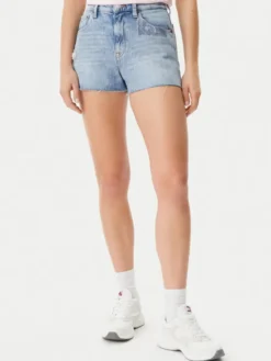 Tommy Jeans Szorty jeansowe DW0DW20087 Niebieski Slim Fit