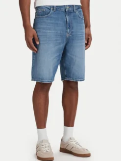Tommy Jeans Szorty jeansowe Jaimie DM0DM22983 Niebieski Relaxed Fit