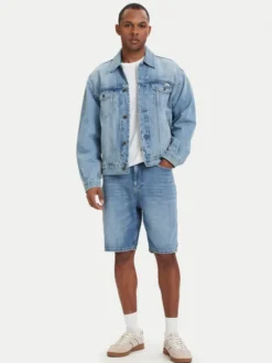 Tommy Jeans Szorty jeansowe Jaimie DM0DM22983 Niebieski Relaxed Fit