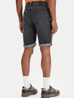 Tommy Jeans Szorty jeansowe Ronnie DM0DM22976 Czarny Slim Fit