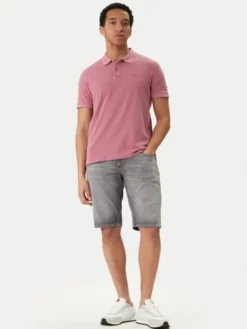 Tommy Jeans Szorty jeansowe Ronnie DM0DM22975 Szary Regular Fit