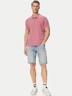 Tommy Jeans Szorty jeansowe Scanton DM0DM22977 Niebieski jasny Slim Fit