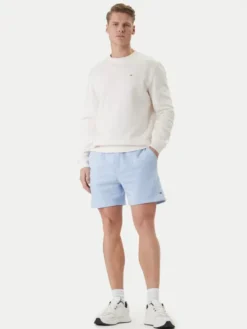 Tommy Jeans Szorty sportowe DM0DM21931 Niebieski Regular Fit