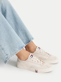 Tommy Jeans Tenisówki Archive Y2K EN0EN03047 Beżowy jasny