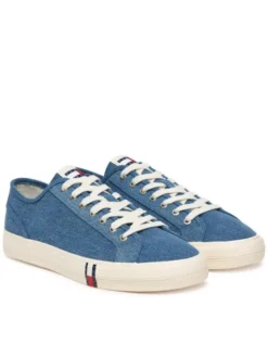 Tommy Jeans Tenisówki Archive Y2K Lace Up Denim EM0EM01751 Niebieski