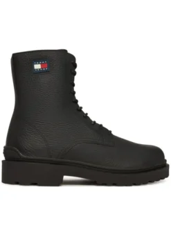 Tommy Jeans Trzewiki Tjm Lace Up Tumbled High EM0EM01631 Czarny