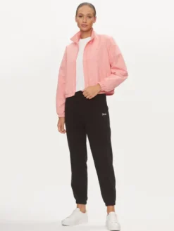 Tommy Jeans Wiatrówka Essential DW0DW18139 Różowy Regular Fit
