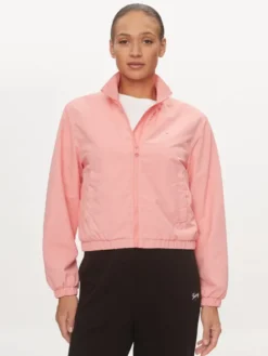 Tommy Jeans Wiatrówka Essential DW0DW18139 Różowy Regular Fit
