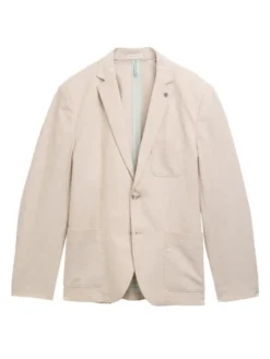 Tom Tailor Marynarka 1045065 Beżowy Regular Fit