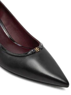 Tory Burch Czółenka Double T Buckle 160124 Czarny