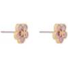 Tory Burch Kolczyki Mop Stud Earrings 157351 Różowy