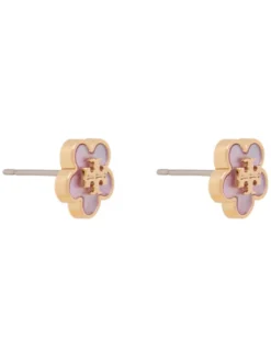 Tory Burch Kolczyki Mop Stud Earrings 157351 Różowy