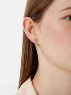Tory Burch Kolczyki Mop Stud Earrings 157351 Różowy