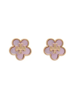 Tory Burch Kolczyki Mop Stud Earrings 157351 Różowy