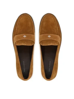 Tory Burch Loafersy Penny 178119 Brązowy