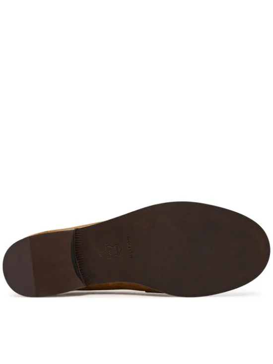 Tory Burch Loafersy Penny 178119 Brązowy