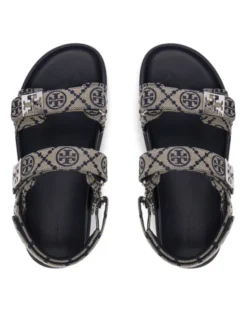 Tory Burch Sandały 184016 Granatowy