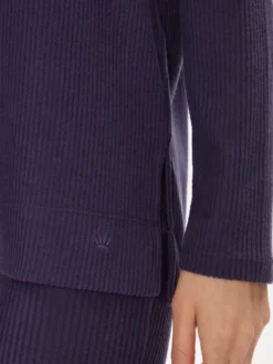 Triumph Bluza Thermal MyWear Sweater 10216560 Granatowy Regular Fit