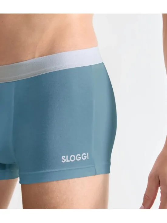 Triumph Figi klasyczne sloggi men GO ABC 2.0 Hipster 2P Niebieski