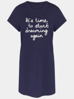 Triumph Koszula nocna Nightdresses NDK 02 X 10215185 Granatowy