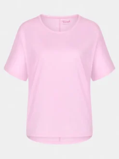 Triumph Koszulka piżamowa Mix & Match 10218281 Różowy Relaxed Fit
