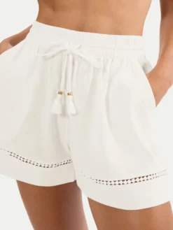Triumph Szorty piżamowe Summer Wear 10227237 Biały Regular Fit
