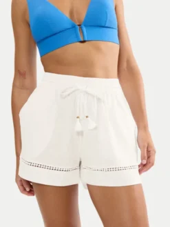 Triumph Szorty piżamowe Summer Wear 10227237 Biały Regular Fit