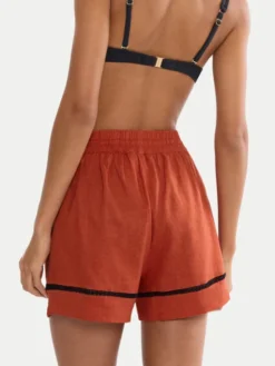 Triumph Szorty piżamowe Summer Wear 10227237 Pomarańczowy Regular Fit