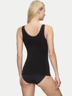 Triumph Top Feel Of Modal 10221637 Czarny Slim Fit