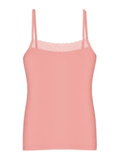 Triumph Top Feel Of Modal 10221654 Różowy Slim Fit
