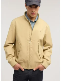 Trussardi Płaszcz zimowy R027M000051N012 Kremowy Regular Fit