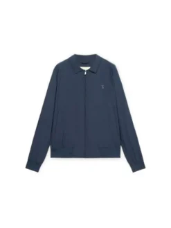 Trussardi Płaszcz zimowy R025M000049N034 Niebieski Regular Fit
