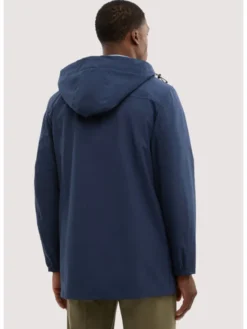 Trussardi Płaszcz zimowy R013M000031N034 Niebieski Regular Fit
