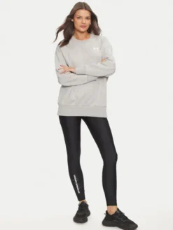 Under Armour Bluza Essential 1379475 Szary Loose Fit