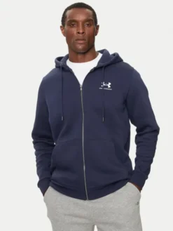 Under Armour Bluza Essential 1373881 Granatowy Regular Fit