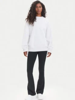 Under Armour Bluza Ua Rival 1386463 Biały Oversize